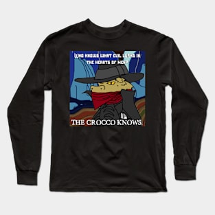 The Crocco Knows! Long Sleeve T-Shirt